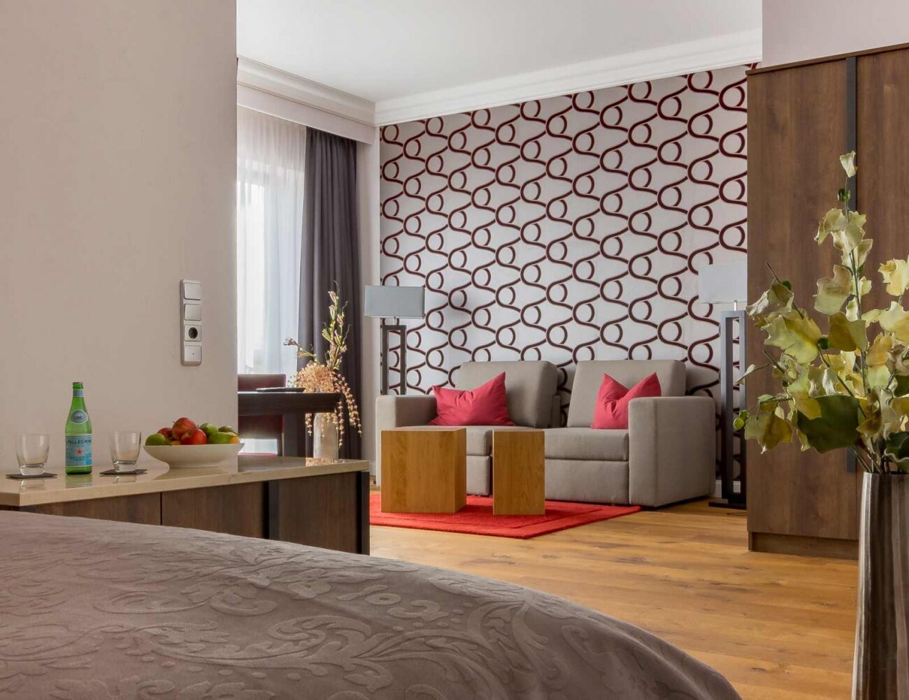 Hochwertig ausgestattetes Zimmer im Kontorhaus Hotel